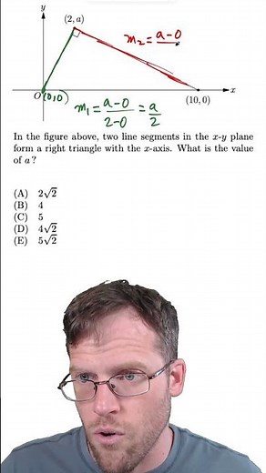 A Tricky SAT Geometry Question Using Slopes