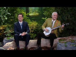 Steve Martin sings a song about friendship, breaks Colbert's heart