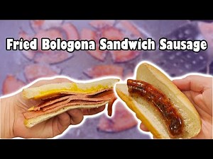 Fried Bologna Sandwich Sausage