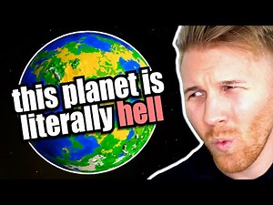 I Designed the Most UNINHABITABLE Planet Ever? - Geographically Accurate Planet Simulator