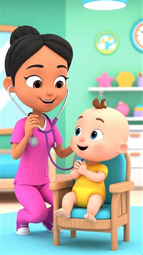 🩺 Doctor Puzzle Play | Learn Professions | Doctor Checkup Song #cocomelon #toddlerlearning #shorts