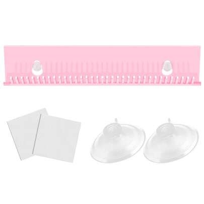 AliLeader Haarverlängerungs-Halter, Haarverlängerungs-Aufhänger, Weft-Halter, Flechthaar-Gestell mit 2 Saugnäpfen, entwickelt um extra breite Wefts, einschließlich Halos, handgebundene Wefts, Perlen-Wefts und volle Bündel sicher zu halten | SHEIN