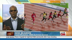 Beamon on Bolt's record breaking sprint