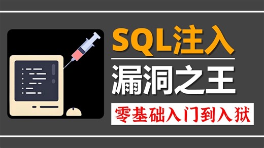 【黑客基础】SQL注入入门 进阶实战完整教程，网络安全必学SQL注入全套教程（基础 高级）