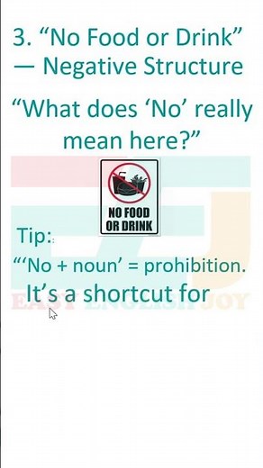 Episode 3: “No Food or Drink” — Negative Structure