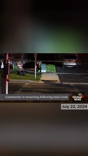 July 22, 2024 🎥 A community is grieving over the loss of a 31-year-old father after he, his wife and infant daughter were struck while walking in a residential neighbourhood by a suspected impaired driver in Bowmanville on Sunday evening. Durham Regional Police say a 22-year-old is facing over nine charges. #bowmanville #fatalcrash #globalnews