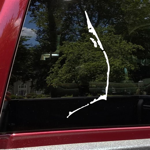 Outer Banks Outline V3 Vinyl Decal Ocracoke Roanoke Island Coastal Map Car Sticker - Etsy