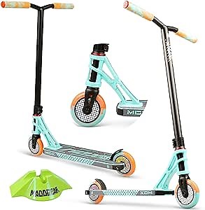 Madd Gear MGX S2 Trick Scooter - Complete Pro Scooter with New 5" Aircraft Grade Aluminum Deck - Best Pro Scooter for Kids 4 and Up - BMX Freestyle Stunt Scooter - Xit