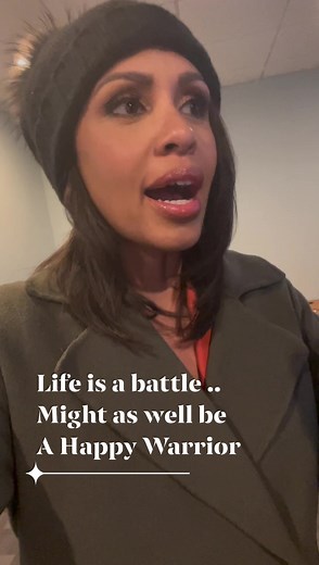 I’ve been going nonstop from 1:30 am to now .. I see the battle .. I see the WIN. I made it through many tests today! I’m grateful! But I’m seeing that the fight is a battle that can be win happily!! Happy warriors aren’t fearful or anxious. They know they’ve already won! This is huge! | Adrienne Bankert