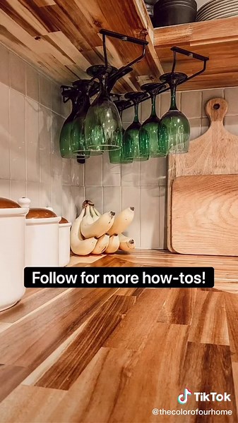 Reply to @kristy740 butcher block countertops are easy to install   care for! #KeepItRealMeals #AEJeansHaveFun #butcherblock #butcherblockcounters #diykitchenremodel