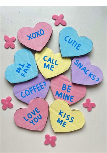 Cute DIY Paper Hearts for Valentine's Day Decor