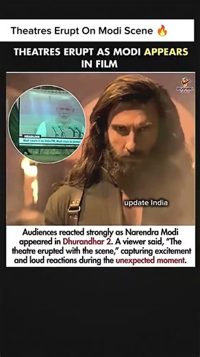 Theatres erupt on Modi scene 🔥#Modi #Dhurandhar2 #CinemaBuzz