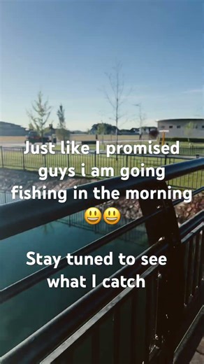 Fishing in the morning