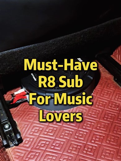 Upgrade Your Car Audio: R8 Subwoofer