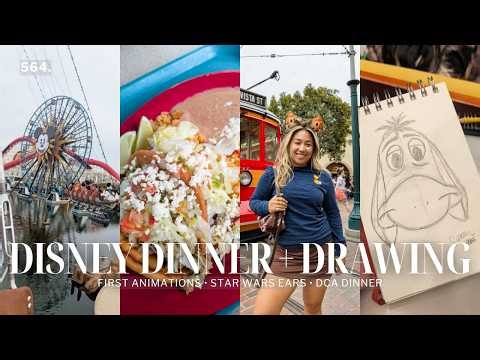 DISNEY DAY IN MY LIFE: Animation Academy + More Food & Wine Festival + Another Ears Hunt | Vlog 564