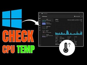 How to Check Your CPU Temperature in Windows 10/11 (2026)