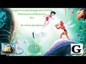 Opening to Ferngully the last rainforest (2005) DVD (Both aspect ratio and disc included )