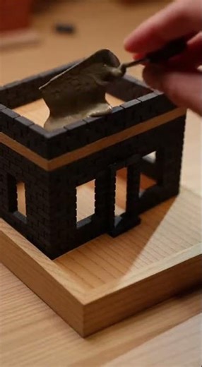 Miniature House construction Process ASMR