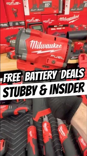 🚨FREE Battery with M12 Stubby and M12 Insider Ratchet at Home Depot #mechanic