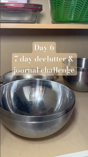 Day 6 Declutter & Journal Challenge | Kitchen Storage Purge That Feels SO Good!