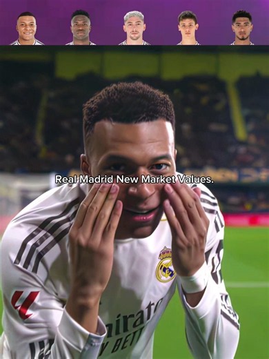Real Madrid New Market Values 💀