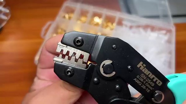 Hanrro SN-2549 Crimper Tools For PH2.0, XH2.54, 2.8, 3.0, 3.96, 4.8, and KF2510 JST terminals