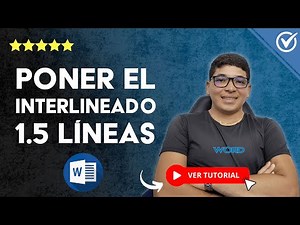Cómo PONER el INTERLINEADO 1.5 LÍNEAS a una Hoja en Word | 📑 Cambiar el Espacio Entre Líneas 📑