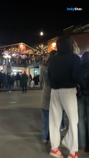See the crowd and the celebration grow throughout the night on Kirkwood Ave in Bloomington with IndyStar’s Madyson Crane. #indiana #iu #bloomington #champions #hoosiers | IndyStar
