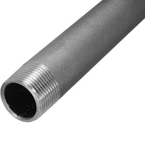 [Hot Item] Carbon Steel Pipe Fittings Black Tube Bsp Threaded Female Pipe Nipple