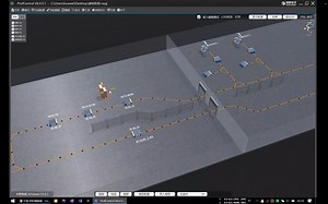 AGV 调度系统 ProfControl-三维仿真的工作原理