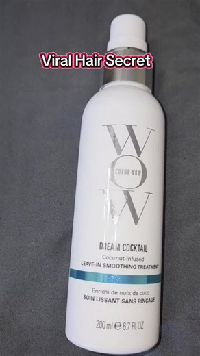 Color Wow Dream Cocktail Leave-In Treatment Review | Coconut Hair Smoothing Treatment for Frizz 📄 Description This Color Wow Dream Cocktail Coconut-Infused Leave-In Treatment is going viral for a reason. I bought this myself (not a free sample) and had to try it! This smoothing treatment helps reduce frizz, hydrate dry hair, and leave your hair soft, shiny, and manageable without weighing it down. The coconut infusion helps strengthen and smooth strands, making it perfect for damaged or frizzy 