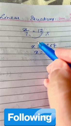 Let’s learn linear equations with me. #mumbai #maths #surat