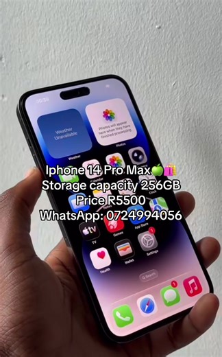 Iphone 14 Pro Max 256GB for Sale at R5500