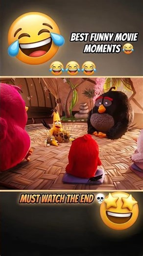 Chuck Ne Red Ko Pakda😂| angry birds funny moment #animation #clips