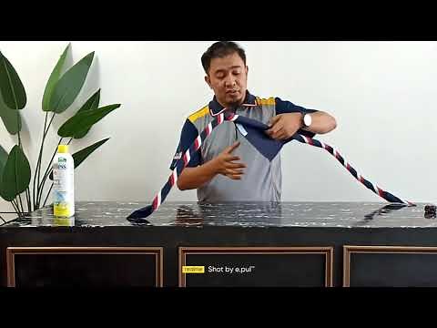 CARA MENGGULUNG SKAF PENGAKAP DENGAN KEMAS oleh CIKGU SAIFUL