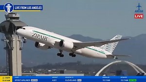 Zipair's "ZIPPY" pulls off a rare south side takeoff, stealing the show during the Airline Videos Live Big Sunday Show at LAX! #airlinevideoslive #airlinevideos #airports #aviation #aviationgeek #aviationdaily #boeing787 | AIRLINE VIDEOS