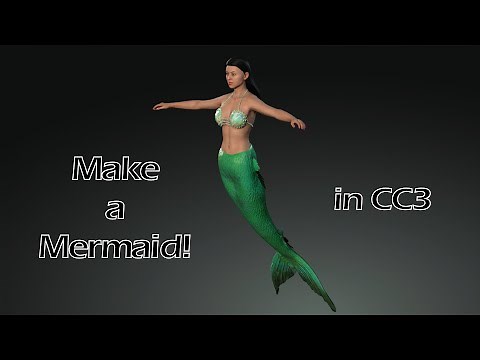 Make a Mermaid in Reallusion Character Creator 3 (CC3)