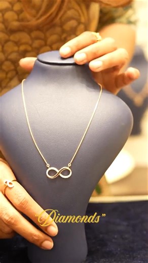 This diamond set goes with literally everything. ✨ | Diamond Infinity Collection #shorts #diamond