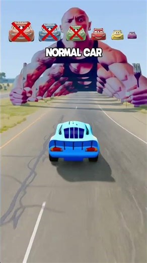 Big & Small Cars vs The Rock