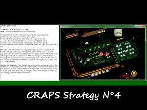 5 CRAPS strategies to try on casinos. Each strategy is a well known one.