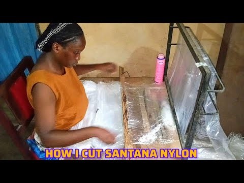 How to Cut Santana Nylon with a Manual Cutting Machine | Beginner Friendly Tutorial
