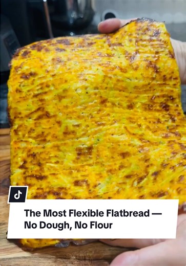 I didn’t expect it to be THIS good Soft flexible flatbread made from veggies — no flour#flatbreadrecipe #healthyrecipes #noflour #snackideas #easyrecipe