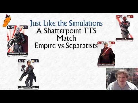 Star Wars Shatterpoint Tabletop Simulator - Dooku and Maul vs Iden and Grand Inquisitor