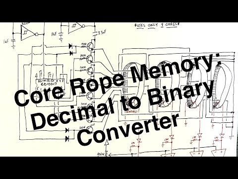 Core Rope Memory - Decade to Binary conversion