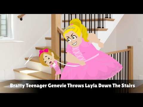 Layla Gets Hurt During a Silly Accident with Genevie