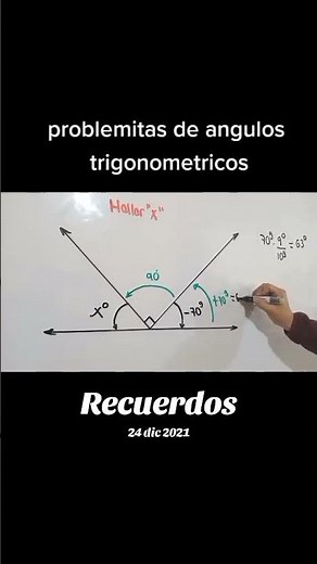 Solving a trigonometric angle exercise, learning trigonometry from scratch