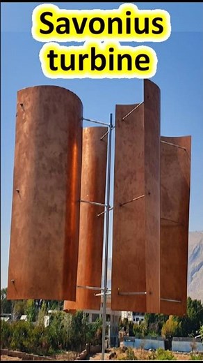 Quick and easy construction of a Savonius wind turbine