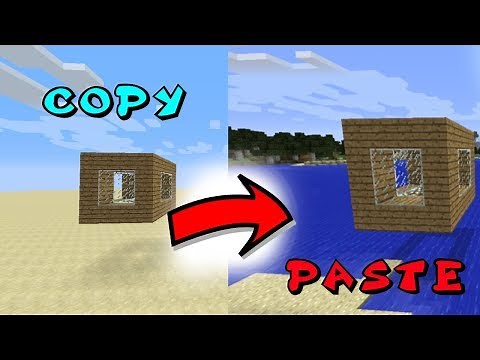 How to Copy and Paste Between Worlds - Minecraft Tutorial