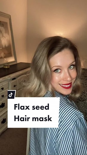 DIY Flaxseed and Coconut Oil Hair Mask Tutorial