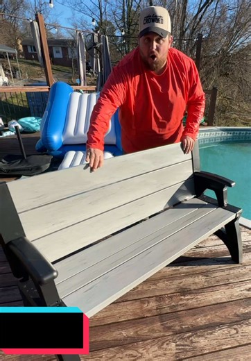 Convert-A-Bench Gen II XL Patio Bench to Table #TikTokShopCreatorPicks #TiktokShopSpringGlowUp #OutdoorFurniture #PatioBench #BackyardUpgrade